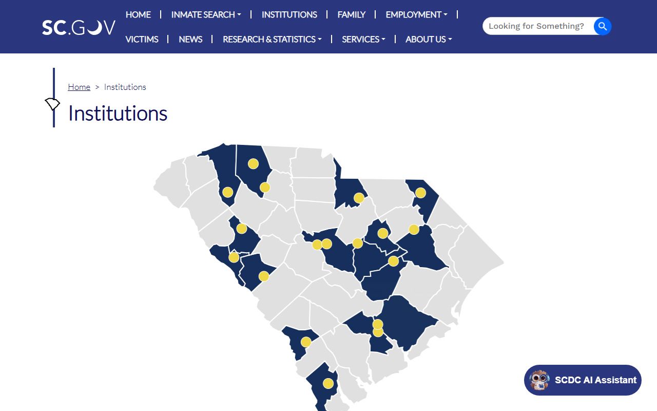 MacDougall Correctional Institution SCDC inmate population listing